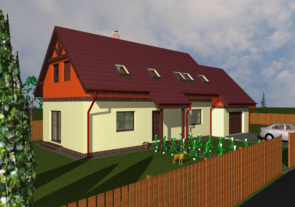 Projekt stavby rodinného domu