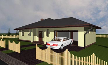 Projekt stavby bungalovu