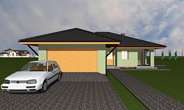 Projekt stavby bungalovu