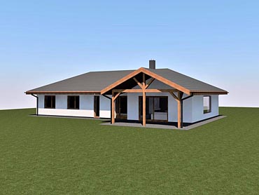 Projekt stavby bungalovu