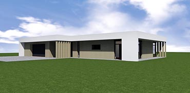 Projekt stavby bungalovu