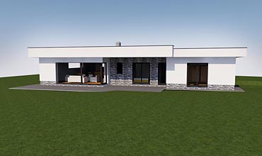Projekt stavby bungalovu