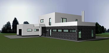 Projekt stavby patrového rodinného domu