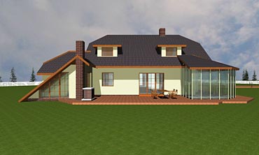 Projekt stavby patrového rodinného domu