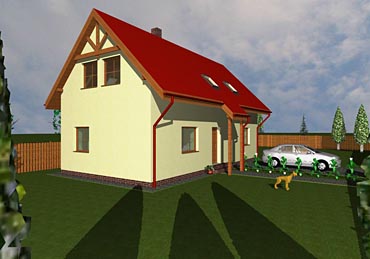 Projekt stavby patrového rodinného domu