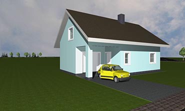 Projekt stavby patrového rodinného domu