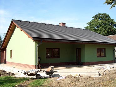 Stavba bungalovu