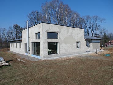 Stavba bungalovu