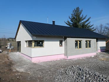 Stavba bungalovu