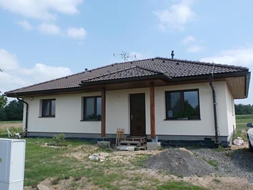 Stavba bungalovu