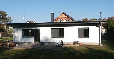 Stavba bungalovu