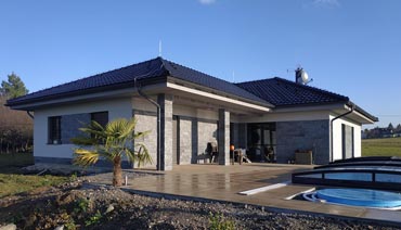 Stavba bungalovu