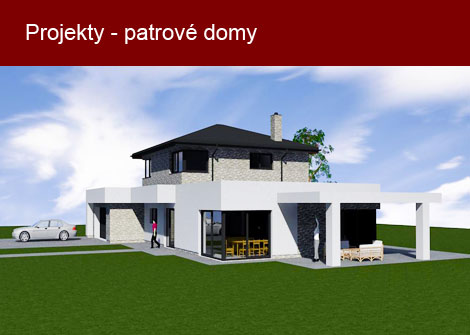 Projekt stavby zděného patrového rodinného domu