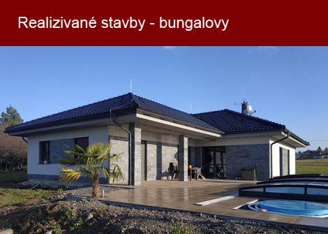 Stavba rodinného domu přízemního bungalovu